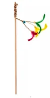 Zabawki dla kotów - ECOMFY Zabawka Wędka Gaia z piórkami 50 cm - miniaturka - grafika 1