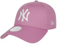 Czapki i chusty sportowe męskie - 9Forty MLB Female Yankees Cap by New Era, różowy, One Size - miniaturka - grafika 1