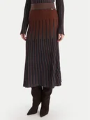 Spódnice - Fracomina Spódnica midi FS25WG4002K558Q7 Niebieski Regular Fit - miniaturka - grafika 1