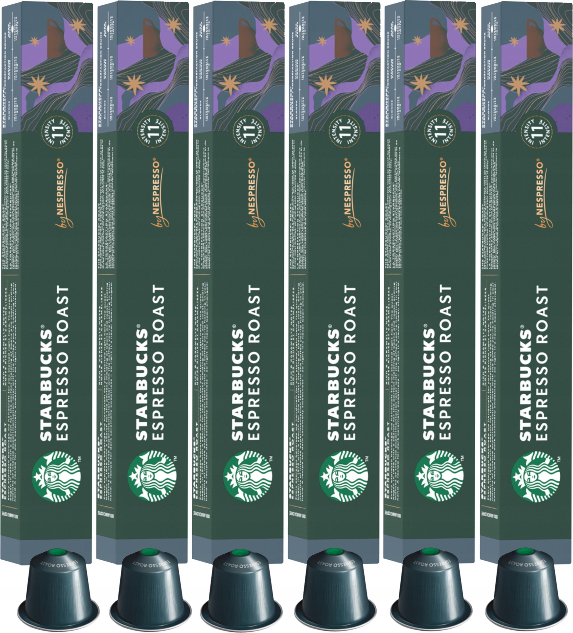 Kapsułki do Nespresso Starbucks Espresso Roast 6 x 10 kapsułek