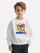 Bluzy dla dziewczynek - BLUZA DZIECIĘCA SONIC 3 146-152 MŁODZIEŻOWA WZORY PREZENT JAKOŚĆ - miniaturka - grafika 1