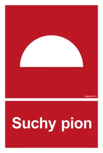 BB006 SUCHY PION, PN - PŁYTA PCV 1MM; (100X148MM) - Systemy ekspozycyjne i znaki informacyjne - miniaturka - grafika 1