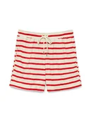Spodenki damskie - Vero Moda Szorty w kolorze kremowo-czerwonym - miniaturka - grafika 1