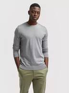 Swetry męskie - Selected Homme Sweter Berg 16074682 Szary Regular Fit - miniaturka - grafika 1