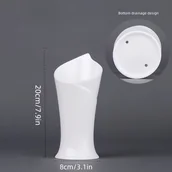 Inne - TEMU Zestaw eleganckiego białego ceramicznego pojemnika na sztućce, luksusowy uchwyt na sztućce do jadalni, wielofunkcyjny organizer na sztućce i - miniaturka - grafika 1