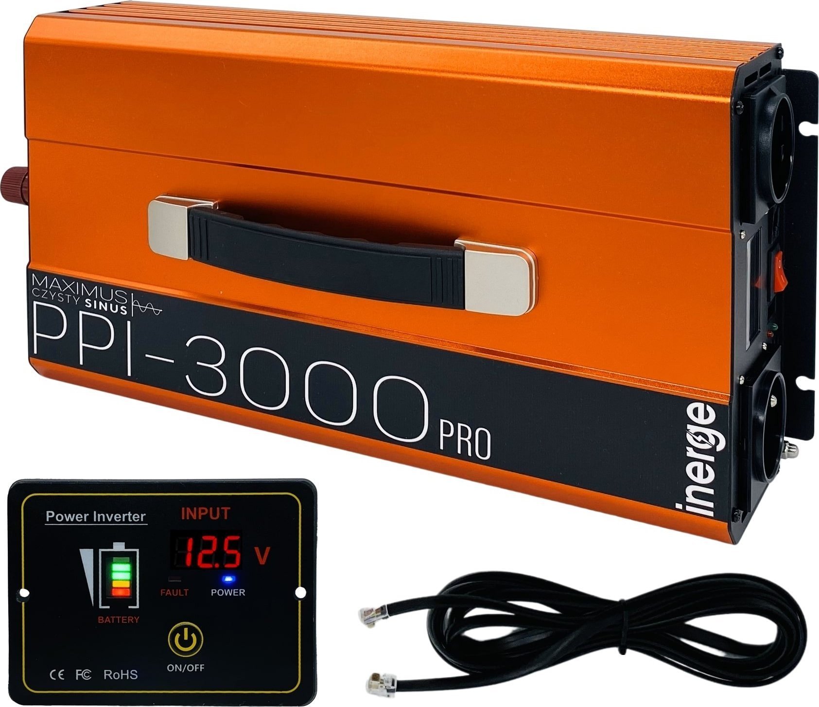 Przetwornica Inerge Przetwornica napięcia Maximus PPI-3000 PRO 12VDC/230VAC 3000VA/1500W Inerge