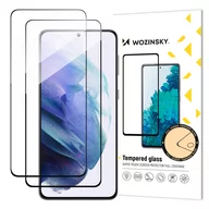 Szkła hartowane na telefon - Wozinsky 2x Full Glue Tempered Glass szkło hartowane Samsung Galaxy S23+ 9H na cały ekran z czarną ramką - miniaturka - grafika 1