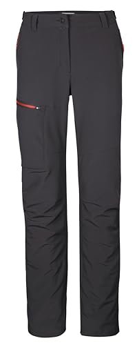 killtec Damskie spodnie funkcyjne/spodnie trekkingowe KOS 6 WMN PNTS, antracytowe, 44, 42821-000
