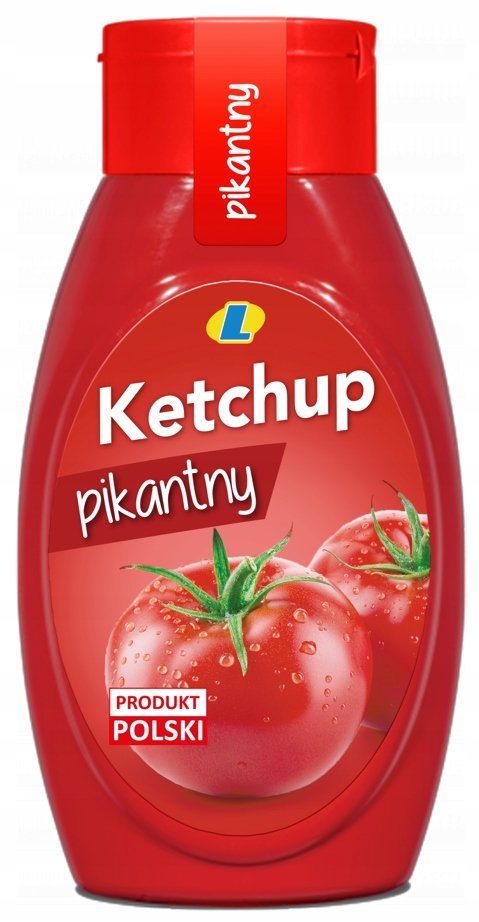 Lewiatan Ketchup Pikantny Bez Konserwantów 470g