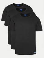 Koszulki męskie - Hugo Komplet 3 t-shirtów Naolo 50522382 Czarny Regular Fit - miniaturka - grafika 1