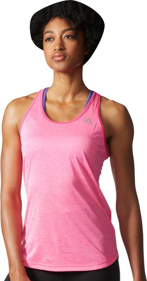 Adidas Koszulka Keyhole Tank różowy r. M AJ1052