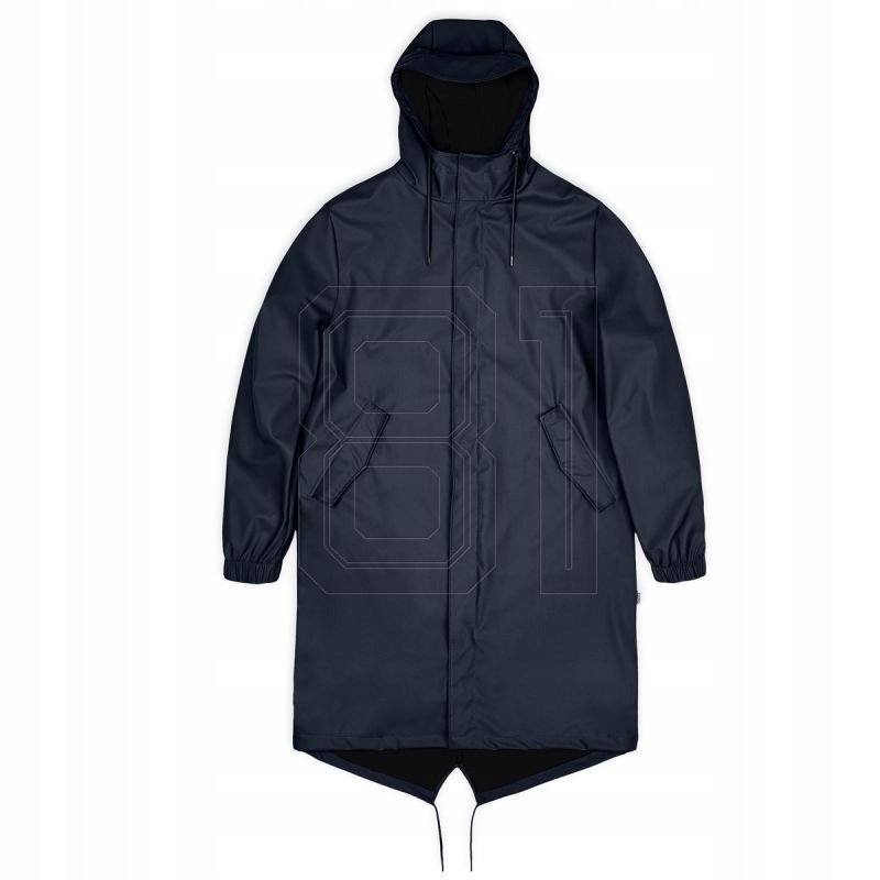 Kurtka, płaszcz przeciwdeszczowy Rains unisex Fishtail Parka W3 18140 47 XS