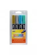 Flamastry - Markery akrylowe Metalic 4 kolory - miniaturka - grafika 1