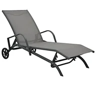 Leżaki ogrodowe - Elior Leżak ogrodowy na dwóch kółkach K4-E63 - miniaturka - grafika 1