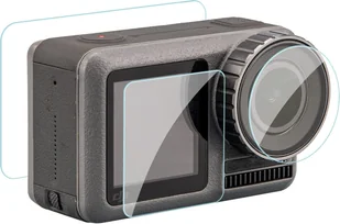3x SZKŁO HARTOWANE NA KAMERĘ SPORTOWĄ DJI OSMO ACTION WYSOKA OCHRONA EKRANU - Akcesoria do kamer sportowych - miniaturka - grafika 1