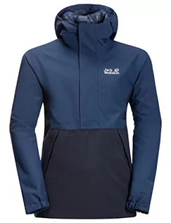 Kurtki i płaszcze dla chłopców - Jack Wolfskin Kurtka Dziecięca Uniseks Flaze Smock K, Dark Indigo, 116 - grafika 1