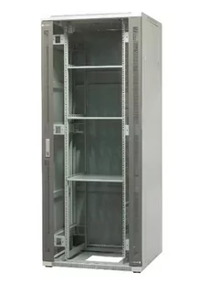 EmiterNet Szafa ramowa stojąca 42U, drzwi przód blacha/szkło, 800x800x1980mm (szer./gł./wys.) - Akcesoria do serwerów - miniaturka - grafika 2