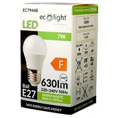 Halogeny - Żarówka LED ECOLIGHT Golf ball EC79448 7W E27 - miniaturka - grafika 1