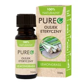 Aromaterapia - Pureo, olejek eteryczny lemongrass, 10 ml - miniaturka - grafika 1