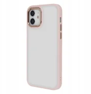 Etui i futerały do telefonów - Nakładka Satin Elegant Matt do iPhone 11 różowa - miniaturka - grafika 1