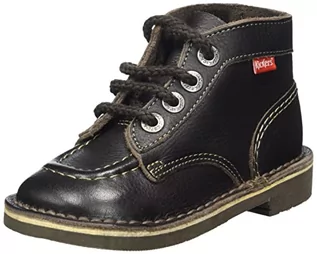 Kozaki damskie - Kickers Unisex dziecięce kozaki Bonzip, brązowy - Braun Marron Fonce Perm 92-39 eu - grafika 1