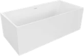 Wanny - Mexen Nita wanna wolnostojąca 170 x 80 cm, biała, przelew biały - 52091708000-20 - miniaturka - grafika 1
