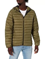 Kurtki męskie - Blend Męska kurtka pikowana Bhromsey Hood, 180523 zima Moss, XXL - miniaturka - grafika 1