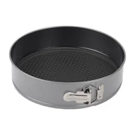 Formy do ciast - Tortownica okrągła 26 cm Vittero Carbone, ze stali węglowej, powłoka nieprzywierająca Xynflon, z obręczą - miniaturka - grafika 1