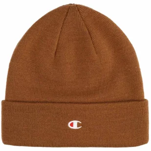 Czapka zimowa Champion Beanie Cap 806065 brązowy - Czapki męskie - miniaturka - grafika 1