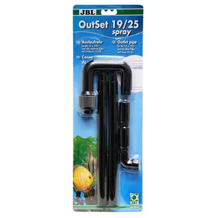 JBL 6023300 zestaw z 2-częściowym ssawka do drukarki atramentowej rura wodna powrotu do akwariów, outset Spray - Filtry akwariowe i akcesoria - miniaturka - grafika 1
