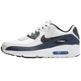 Nike Air Max 90 sneakersy dziewczęce, Thunder Blue Phantom Football Grey Black, 40 EU - Buty dla dziewczynek - miniaturka - grafika 1