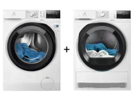 Zestawy AGD - ELECTROLUX EW6F2482P SensiCare 600 AbsoluteCare 8 kg 1400obr + EW6D285YP z pompą ciepła 600 GentleCare AbsoluteCare 8 kg - miniaturka - grafika 1