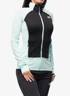 Bluzy sportowe damskie - Bluza rozpinana damska The North Face Bolt Polartec Jacket - teal/black - miniaturka - grafika 1