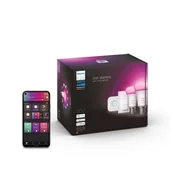 Systemy inteligentnych domów - Philips Philips Hue White and Colour Ambiance E27 2 szt Zestaw startowy 929002468805 - miniaturka - grafika 1