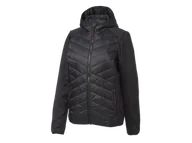 Kurtki i kamizelki sportowe damskie - CRIVIT Kurtka hybrydowa damska (Czarny, L(44/46)) - miniaturka - grafika 1