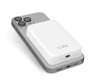 Powerbanki - SBS TEBB10000MAG1CW  10000mAh Magsafe10W Biały - miniaturka - grafika 1