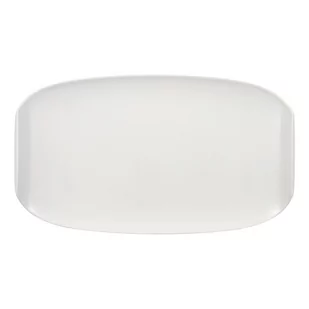 Biały prostokątny talerz z porcelany Villeroy & Boch Urban Nature, 42x24 cm - Talerze - miniaturka - grafika 1