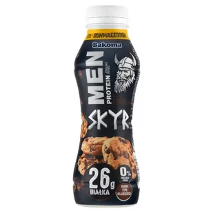 Bakoma Men Jogurt pitny skyr smak ciastka z czekoladą 300 g - Kefiry, jogurty, maślanki - miniaturka - grafika 1