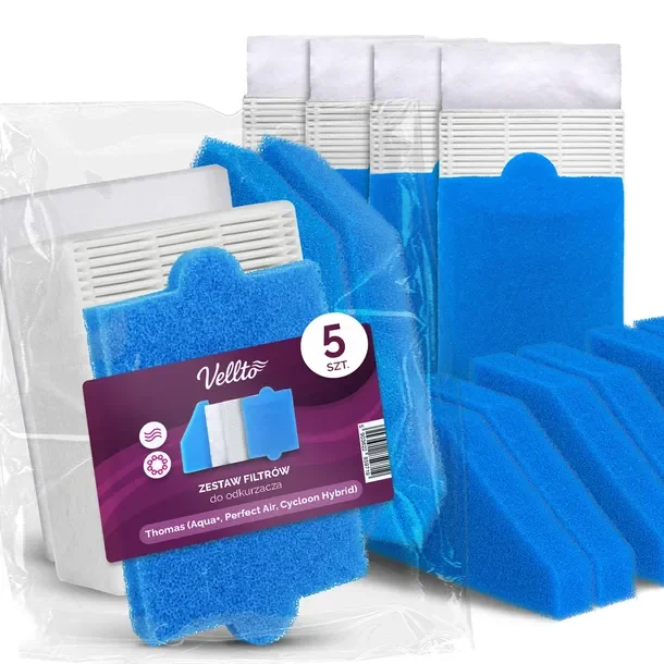 5x Filtry do Odkurzacza Thomas Aqua Perfect Air Cycloon Hybrid Allergy Pet