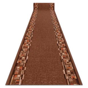 Chodnik Podgumowany Bombay Brąz 100Cm, 100X370 Cm - Dywany - miniaturka - grafika 1