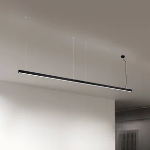 ORION Lampa sufitowa LED Bounce, czarna, długość 113 cm, CCT, aluminium - Lampy sufitowe - miniaturka - grafika 1