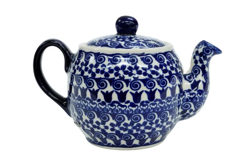 Ceramiczna czajnik kula Ceramika Bolesławiec