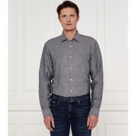 Koszule męskie - BOSS BLACK Lniana koszula C-HAL-kent-C3-223 | Casual fit - miniaturka - grafika 1