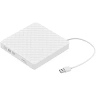 Napędy optyczne - KRUX DVD PROTABLE DRIVE BIAŁY - miniaturka - grafika 1