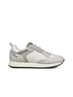 Trampki męskie - Geox Sneakersy "Partenio" w kolorze biało-oliwkowym - miniaturka - grafika 1