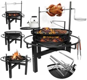 Ruszty - Grill Palenisko Ogrodowe 5W1 Ruszt Rożen Obrotowy D541 - miniaturka - grafika 1