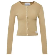 Bluzy damskie - Kardigan marki Calvin Klein Jeans Badge W J20J218179 - miniaturka - grafika 1