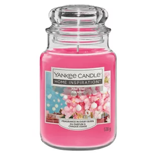 Yankee Candle Świeca Home Inspiration Pink Pine duży słoik 538 g - Świece - miniaturka - grafika 1