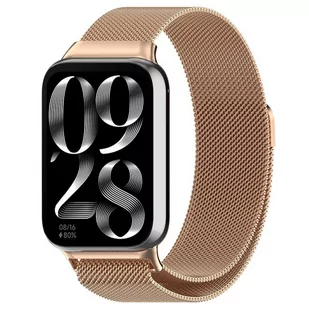 opaska pasek bransoleta MILANESEBAND XIAOMI MI Band 8 PRO / Redmi Watch 4 ROSE GOLD - Akcesoria do smartwatchy - miniaturka - grafika 1