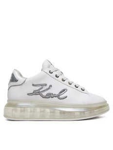 KARL LAGERFELD Sneakersy KL62610H Biały - Sneakersy damskie - miniaturka - grafika 1